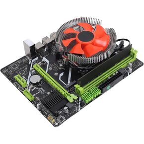 CPU Motherboard Kit, 4 Core 4 Thread Desktop Processor 2 Channel 16G DDR4 USB3.0 M.2 PCI E NVME VGA RJ45 USB3.0 16X Slot Desktop Gaming Mainboard CPU for i6/7/8/9 for I5 6500
