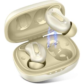 Sleep Earbuds, Mini ANC Wireless Earbuds Bluetooth 5.4 Headphones Deep Bass Stereo, 48H Playtime Ear Buds, 4 ENC Noise Cancelling Mic, In Ear IP7 Waterproof Earphones for Side Sleepers,Touch Control