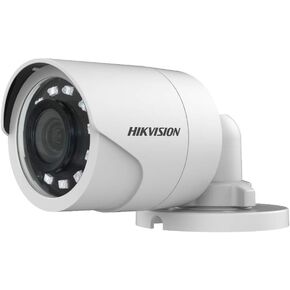 Hikvision 1080p/2MP Weatherproof IR 4-in-1 Turbo HD Analog Mini-Bullet Security Camera DS-2CE16D0T-IRPF 2.8mm (Plastic Housing)