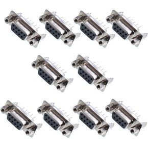 Oiyagai 10 PCS DB9 9 PIN 2 ROW LOCK SCREM in Kuwait