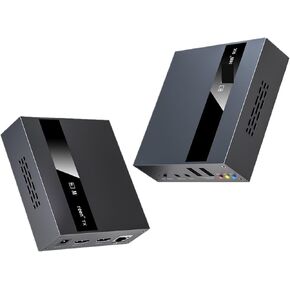 HDMI KVM Extender Over IP RJ45 Ethernet Network KVM Extender USB HDMI 250M Over UTP/STP KVM Extender CAT5 CAT6(One RX,AU Power Plug)