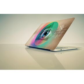 Laptop Skin with Lense Type Eyes Pattern Designs, Fits Most Sticker Decal,13.3" 14" 15" 15.4" 15.6 inch Universal Vinyl Skin Sticker Cover,Dustproof Waterproof Reusable (Skin 18_8)