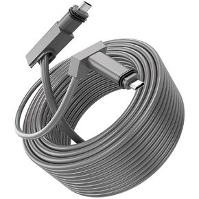 Starlink 75FT Cable for Standard Actuated Gen 2,Ethernet Extension Cable for Starlink Rectangular Satellite V2,Waterproof Replacement Cord for Dish and Router,Internet Kit, 6.6/33/75/150ft Options