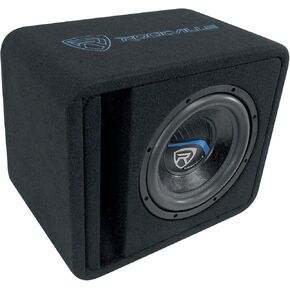 Rockville VS10K52 10" K5 1200w Car Subwoofer in Vented Enclosure, 2 Ohm, Deep Bass, Durable MDF, Easy Setup, for Car Audio Enthusiasts