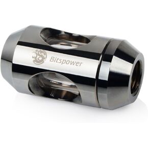 Bitspower G1/4" in-Line Filter, Black Sparkle
