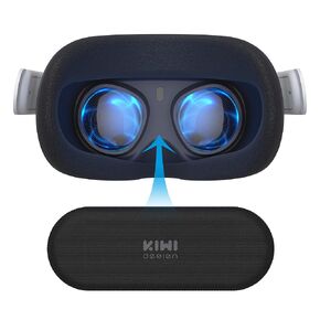 تغطية حامي العدسات تصميم Kiwi متوافق مع Vision Pro و Quest 3/2/1 و Rift S و Valve INDEX و PICO 4 و HP REARB G2 ، يحمي العدسة من أشعة الشمس والخدوش والغبار