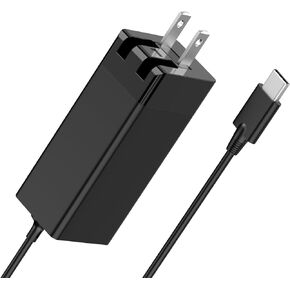 15V 2.6A for Switch Charger Cord 5FT USB C AC Adapter Replacement Power Cable Compatible with Switch Lite/OLED/Steam Deck Dock