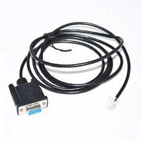 RS232 DB9 D-SUB 9 PIN to RJ11 RJ12 6P4C Serial Console Cable for LS Digital Stepping Drive DM882S DMA882S 3DM580 3DM2283(5m)