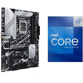 Computer Build Bundle; CPU Intel Core i9-12900K 3.2GHz 16 Core (HEATSINK NOT Included), Motherboard Z790-V Prime AX WiFi LGA 1700 ATX DDR5