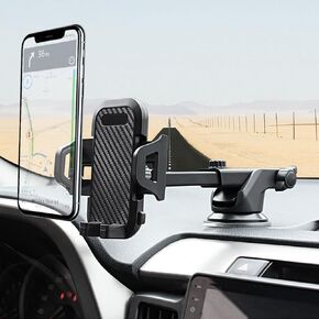 Phone Mount for Car Universal Mount Phone Holder for Dashboard Windshield Air Vent Compatible with iPhone 14 13 12 11 Pro Max, Samsung Galaxy S20+ Ultra S10 Note Plus All Phones & Cars