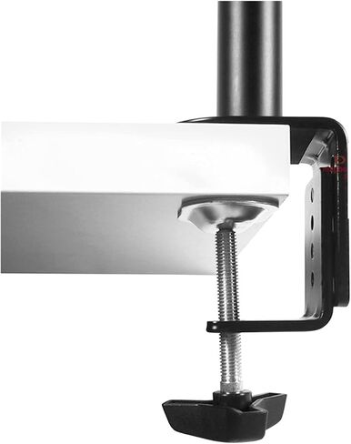DL-MS02 Desktop Stand Full Motion 360 Degree Steel Dual Monitor Holder 10"-27" Clamp Base Monitor Mount Arm Loading 9.9kgs in Saudi Arabia
