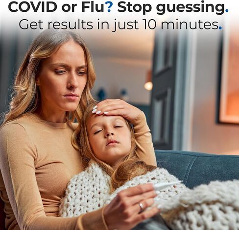 Osom COVID-19 Antigen Home Test, 12 Rapid Tests Included, Results in 15 Minutes, Made in The USA, Easy to Use (12 Tests) in Saudi Arabia