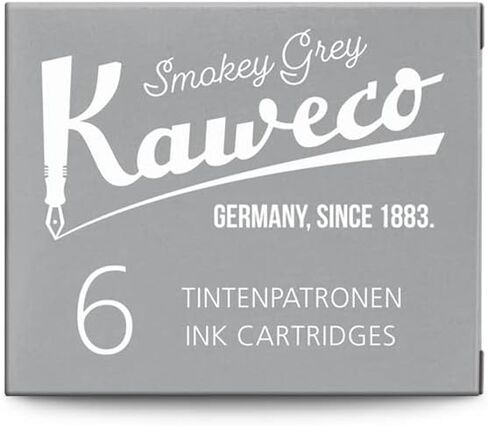 قلم حبر Kaweco Palm Green لحشو الخرطوشة مع خراطيش قياسية قصيرة I 6 أقلام حبر لحشو خراطيش الحبر من العديد من الشركات المصنعة للعلامات التجارية I Ink for Fountain Pen Green in Saudi Arabia