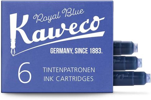 قلم حبر Kaweco Palm Green لحشو الخرطوشة مع خراطيش قياسية قصيرة I 6 أقلام حبر لحشو خراطيش الحبر من العديد من الشركات المصنعة للعلامات التجارية I Ink for Fountain Pen Green in Saudi Arabia
