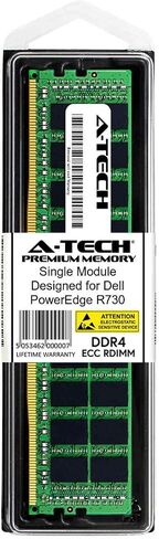 A-Tech 32GB Module for Dell PowerEdge R730 - DDR4 PC4-19200 2400Mhz ECC Registered RDIMM 2Rx4 - Server Specific Memory Ram (AT316643SRV-X1R6) in Kuwait