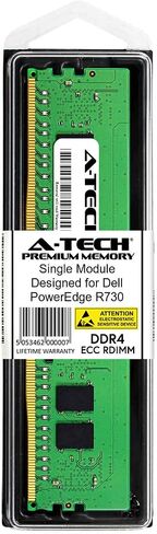A-Tech 32GB Module for Dell PowerEdge R730 - DDR4 PC4-19200 2400Mhz ECC Registered RDIMM 2Rx4 - Server Specific Memory Ram (AT316643SRV-X1R6) in Kuwait