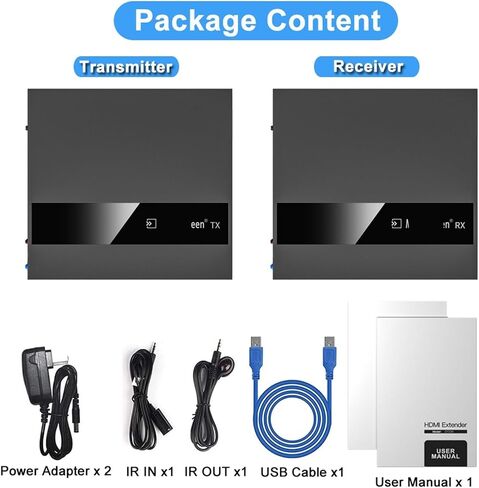 HDMI KVM Extender Over IP RJ45 Ethernet Network KVM Extender USB HDMI 250M Over UTP/STP KVM Extender CAT5 CAT6(One RX,AU Power Plug) in Saudi Arabia
