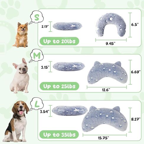 Dog Calming Pillow, Dog Neck Pillow Soft Fluffy Pet Calming Toy Half Donut Cuddler, U-Shaped Pillow for Pets, Joint Relief Sleeping Improve (Large, Pink) in Kuwait