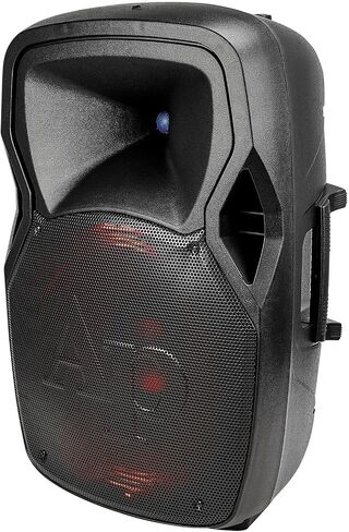 Audiopipe 15" Professional DJ Active Loudspeaker System Set (DJAP-1567A-CMB), PA System Combo Set with Microphone/Remote Control/Bluetooth/USB/LED Light, Indoor in Saudi Arabia