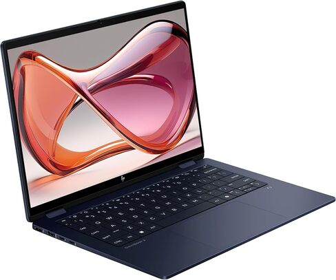 HP Omnibook X Flip 2-in-1 Copilot+ Laptop ، Intel Ultra 7-256V ، 16 GB LPDDR5X RAM ، 2 TB PCIe SSD ، 14 "2K (1920 × 1200) شاشة تعمل باللمس ، Intel ARC 140V ، Backlit Keyboard ، W11 Pro ، Atmospheric Blue in Kuwait