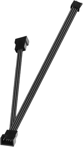 مروحة محمولة PWM Spiniter to Male Power Multi Splitter P/؛ VC موصل تمديد مواد مواد مواد العزل لمروحة حالة الكمبيوتر (3pcs ، بطريقتين) in Kuwait
