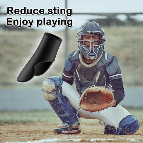Catcher's Thumb Shield Baseball Thumb Guard for Baseball & Softball Catchers Thumb Protector for Baseball Catcher Gear Training Aid Catcher Accessories Reduce Sting-White Color in Saudi Arabia