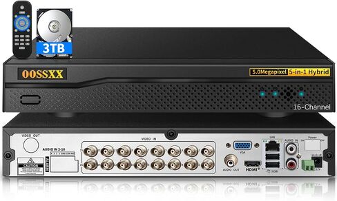 5.0 Megapixel 10-Channel Wireless NVR Network Video Recorder, Supports up to 10 x 5MP Wireless IP Cameras, Max 6TB Hard Drive (HDD Not Included) in Saudi Arabia
