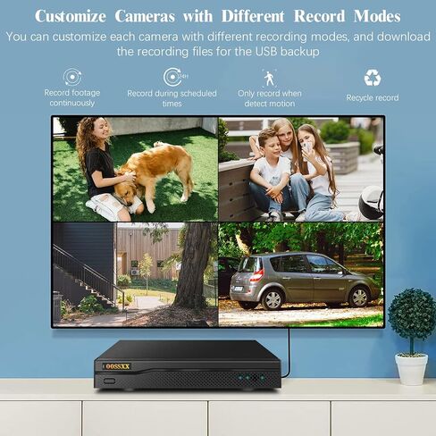 5.0 Megapixel 10-Channel Wireless NVR Network Video Recorder, Supports up to 10 x 5MP Wireless IP Cameras, Max 6TB Hard Drive (HDD Not Included) in Saudi Arabia