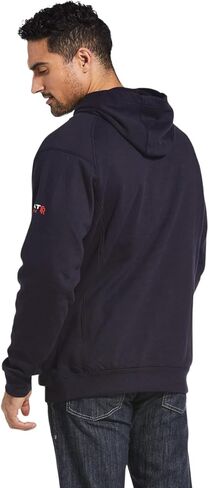 Ariat Male FR Rev Pullover Hoodie Navy Large in Saudi Arabia
