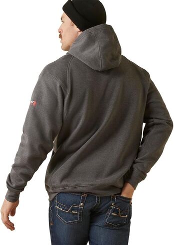 Ariat Male FR Rev Pullover Hoodie Navy Large in Saudi Arabia
