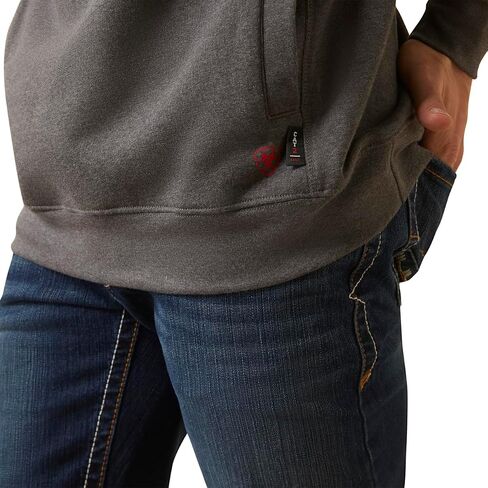 Ariat Male FR Rev Pullover Hoodie Navy Large in Saudi Arabia