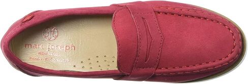 Marc Joseph New York Leather EVA Lightweight Technology Penny Loafer, Navy Nubuck, 10.5 US Unisex Little Kid in Saudi Arabia