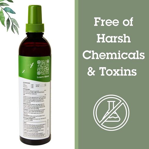 Quantum Health Buzz Away Extreme Insect Repellent DEET Free Cedarwood Lemongrass & Citronella Oil Outdoor Mosquito & Tick Bug Spray Powerful Plants Repel Bugs Off Your Skin, Safe for Kids - 8 Ounce in Kuwait