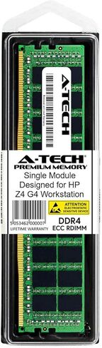 A-Tech 64GB Kit (2 x 32GB) for HP Z4 G4 Workstation - DDR4 PC4-23400 2933Mhz ECC Registered RDIMM 2Rx4 - Server Specific Memory Ram (AT378359SRV-X2R10) in Kuwait