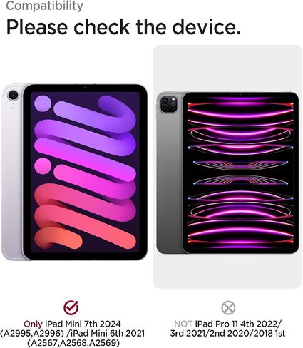 Miimall Case for Mini 7 A17 Pro ، iPad Mini 6th/7th Gen 2021/2024 8.3 inch ، 360 ° دوارة ، حامل قلم/قلم رصاص/180 درجة قشرة مقبض قابلة للطي للأطفال iPad mini 6/7 (Khaki) in Saudi Arabia