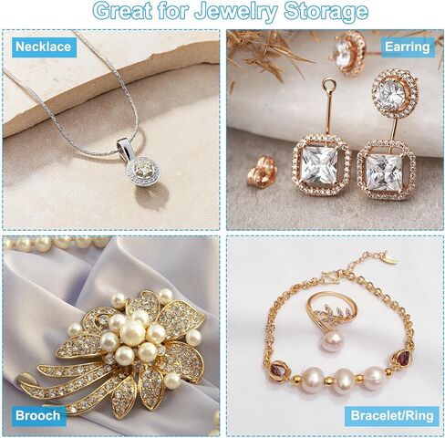 أكياس مجوهرات PATIKIL مقاس 7 × 7 سم مع زر كبس، 6 عبوات من أكياس المجوهرات المخملية للتخزين الناعم المحمول لقلادة وسوار وأقراط وخواتم بروش، بيج in Kuwait