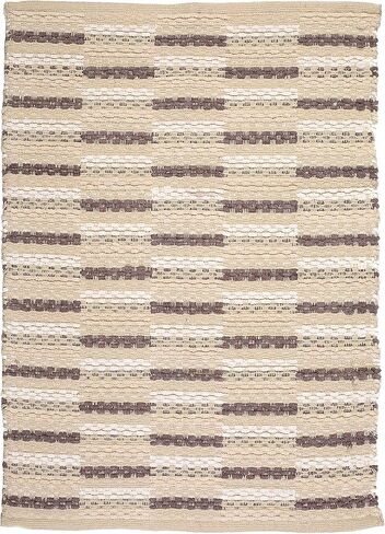 سجاد الجاموس منقوشة لغرفة المعيشة 24 × 36 بوصة الخردل الأبيض، سجاد المطبخ، سجاد طريق الدخول، سجاد الباب، سجاد المنطقة، سجاد غرفة حمام المزرعة، سجاد فحص الجاموس، خرقة منسوجة، سجاد 2 × 3، سجاد قطني قابل للعكس in Kuwait