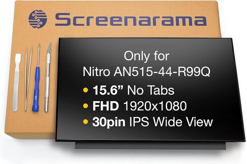 Screenarama استبدال الشاشة الجديدة لـ Acer Nitro AN515-44-R99Q ، FHD 1920X1080 ، IPS ، Matte ، LCD LED مع أدوات in Kuwait