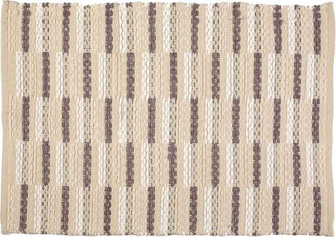 سجاد الجاموس منقوشة لغرفة المعيشة 24 × 36 بوصة الخردل الأبيض، سجاد المطبخ، سجاد طريق الدخول، سجاد الباب، سجاد المنطقة، سجاد غرفة حمام المزرعة، سجاد فحص الجاموس، خرقة منسوجة، سجاد 2 × 3، سجاد قطني قابل للعكس in Kuwait