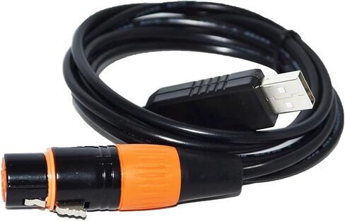 FT232RL USB to RS485 3PIN 3P DMX512 DMX 512 XLR Female Converter Cable for Controller KABLE(1m,Color H) in Saudi Arabia