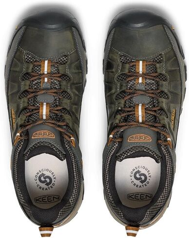 KEEN Men's Targhee 3 Low Height Waterproof Hiking Shoes, Triple Black, 13 in Saudi Arabia
