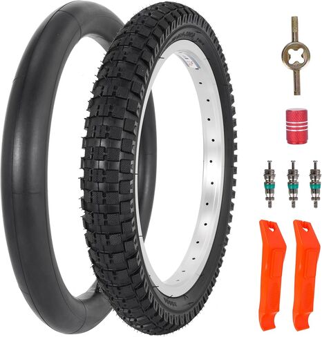 16x2.4 Tire and Inner Tube Set, 16 Inch Bike Tire for Dirt Bike Kids Bicycles, 64-305 Tire Compatible with Razor MX500 Razor MX650 in Saudi Arabia