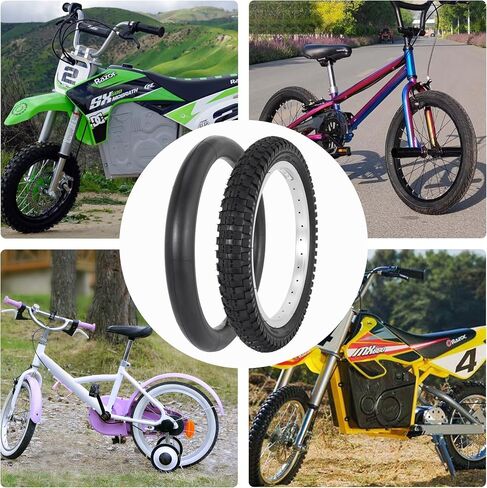 16x2.4 Tire and Inner Tube Set, 16 Inch Bike Tire for Dirt Bike Kids Bicycles, 64-305 Tire Compatible with Razor MX500 Razor MX650 in Saudi Arabia