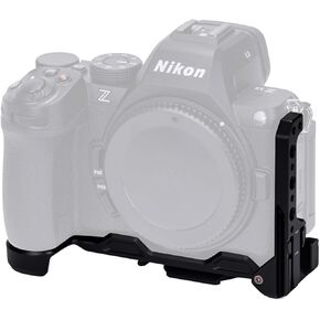 FALCAM F22 F38 F50 Quick Release L-Bracket for Nikon Z5II, Horizontal and Vertical Switching,Multiple Mounting Points with 1/4" Screw,Meet Needs for Stabilizers,Tripods,Sliders-C00B5403
