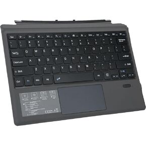 aqxreight Keyboard for Pro 3/4/5 Slim Design with Multi-Touch Trackpad and Brushed Aluminum Panel for Enhanced Durability and Comfortable Typing