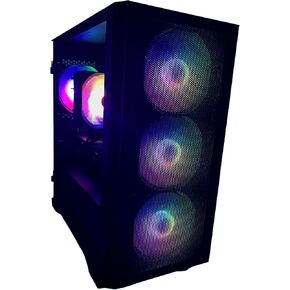 Gaming Computer Desktop PC RTX 4060 Graphics Card 8-Core AMD RYZEN CPU 4.6Ghz Turbo 32GB RAM DDR4 1TB Solid State Storage Drive SSD NVME M2 Plug and Play Windows 11 Professional