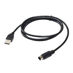 A–MINI-DIN 8 PIN MD8 Male Adapter Communication Cable 6.2151.000(3.6m)