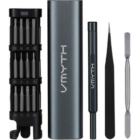 iDriver MS1 Small Precision Screwdriver Set, 46 IN 1 Multi Functional Portable Magnetic Mini Repair Tool Kit for Eyeglass, Phone, Laptop, Watch, PC Computer, Electronics