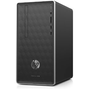 HP 590-p0033w Pavilion Desktop i3-8100 3.6GHz 4GB RAM 1TB HDD Win 10 Home Ash Silver