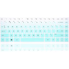 English Silicone Keyboard Cover for HP 14-Inch Laptops/Pavilion X360 Series, Creative Font